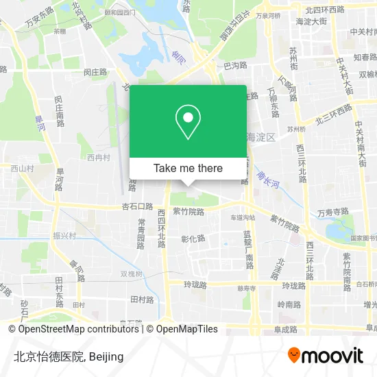 北京怡德医院 map