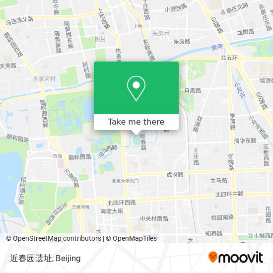 近春园遗址 map