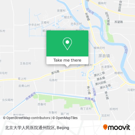 北京大学人民医院通州院区 map