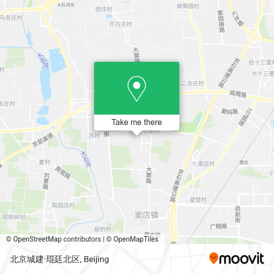 北京城建·琨廷北区 map