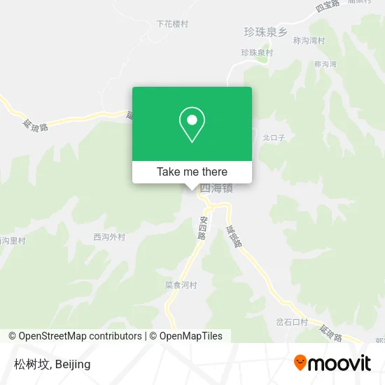 松树坟 map