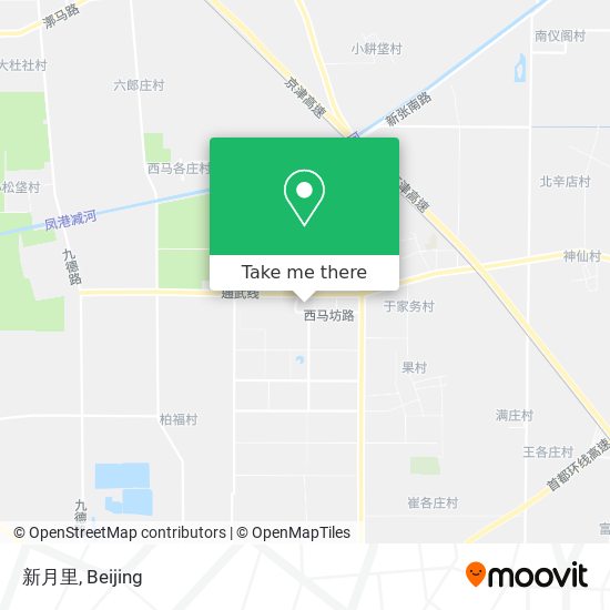 新月里 map