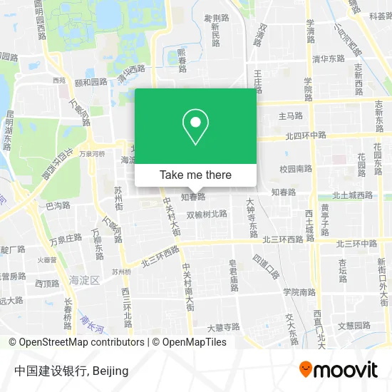 中国建设银行 map