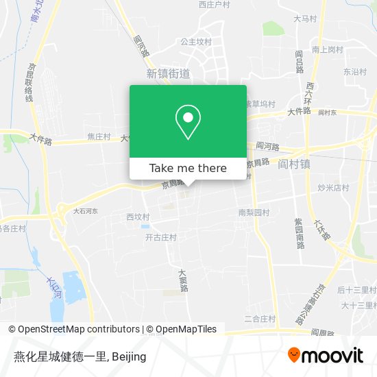 燕化星城健德一里 map