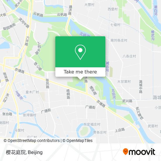 樱花庭院 map