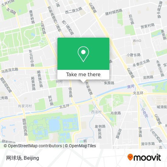 网球场 map