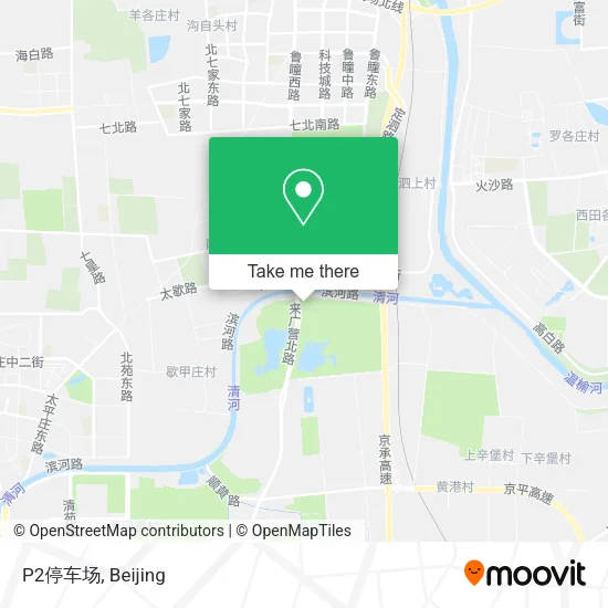 P2停车场 map
