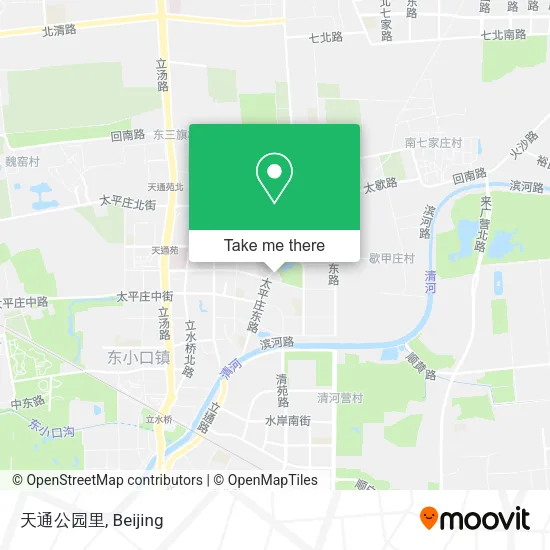 天通公园里 map