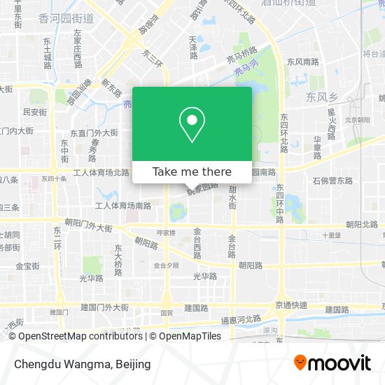 Chengdu Wangma map