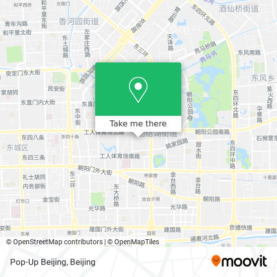 Pop-Up Beijing map