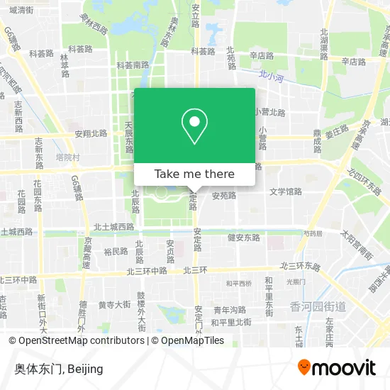 奥体东门 map