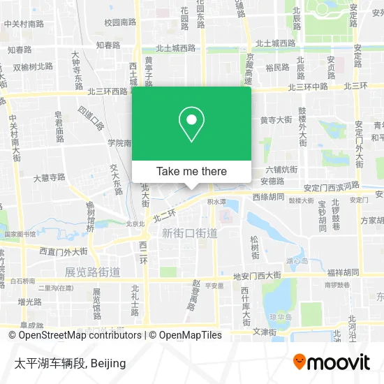 太平湖车辆段 map