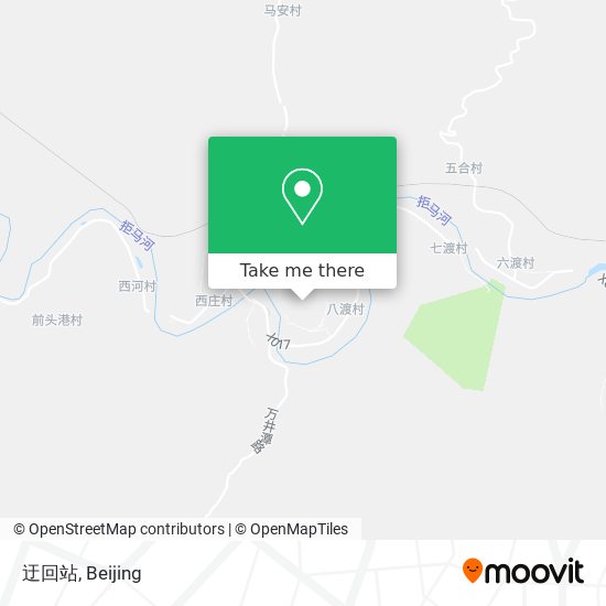 迂回站 map