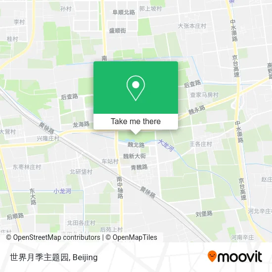 世界月季主题园 map