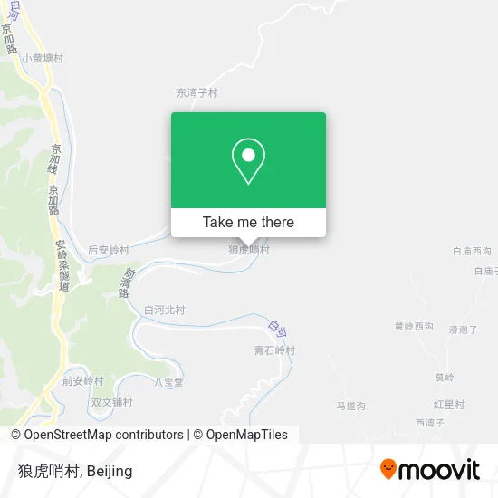 狼虎哨村 map