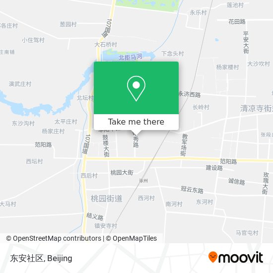 东安社区 map