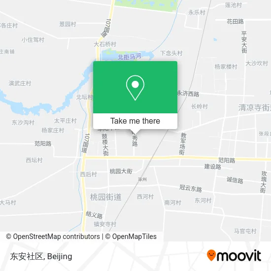 东安社区 map