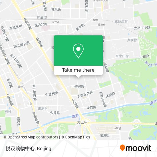 悦茂购物中心 map
