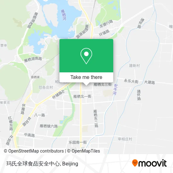 玛氏全球食品安全中心 map