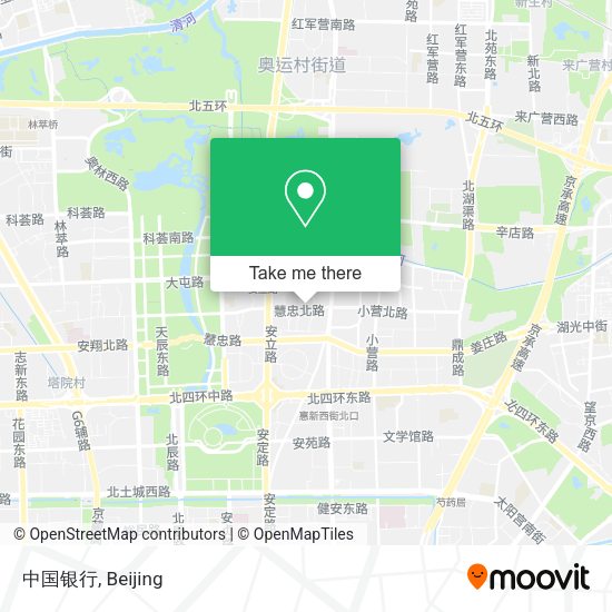 中国银行 map