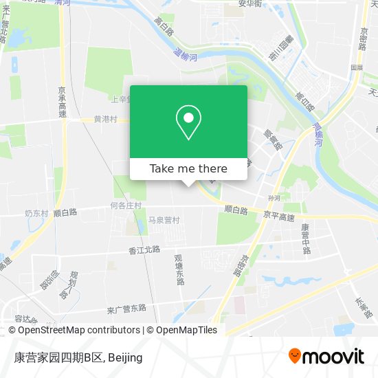 康营家园四期B区 map