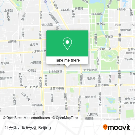 牡丹园西里6号楼 map