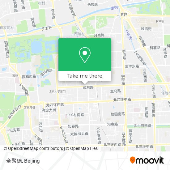 全聚德 map