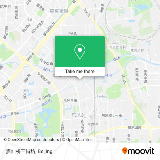 酒仙桥三街坊 map
