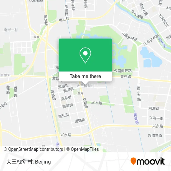 大三槐堂村 map