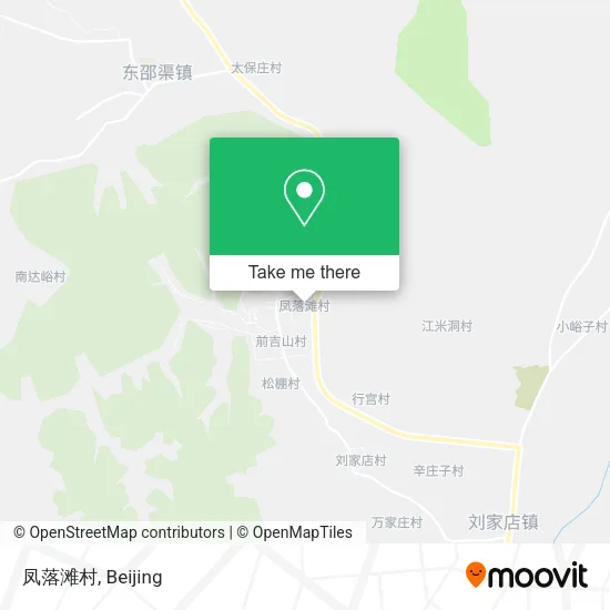 凤落滩村 map