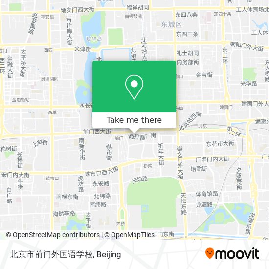 北京市前门外国语学校 map