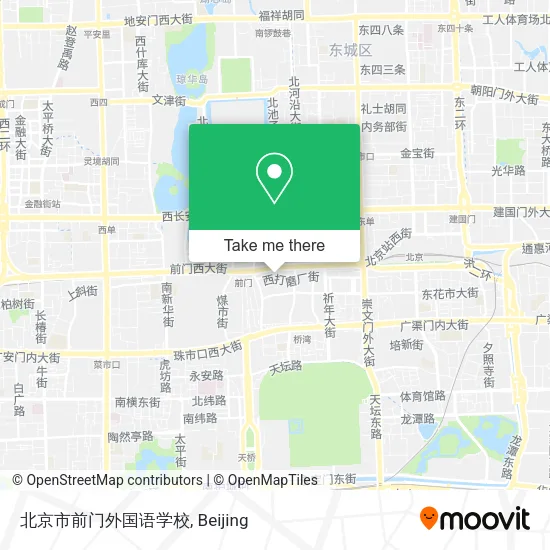 北京市前门外国语学校 map