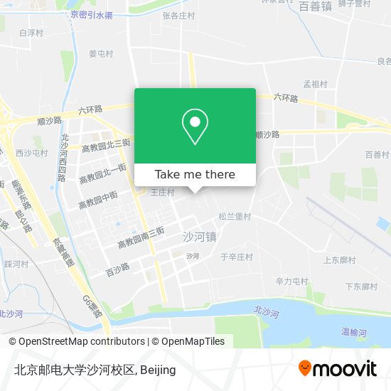 北京邮电大学沙河校区 map