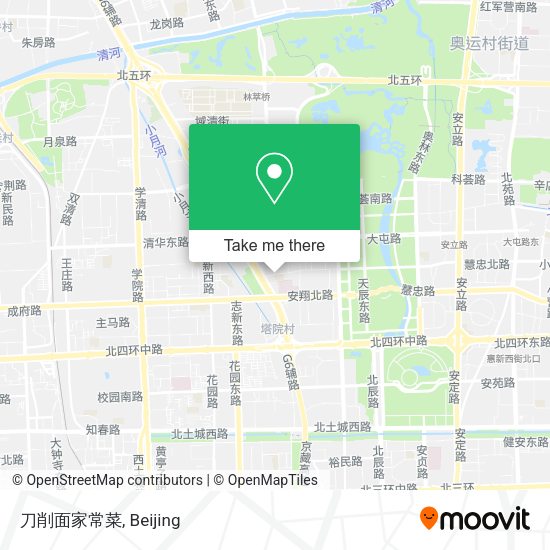 刀削面家常菜 map