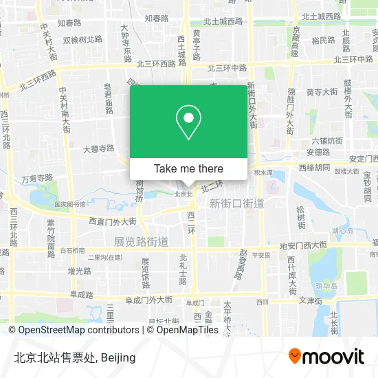 北京北站售票处 map