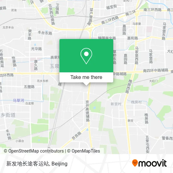新发地长途客运站 map