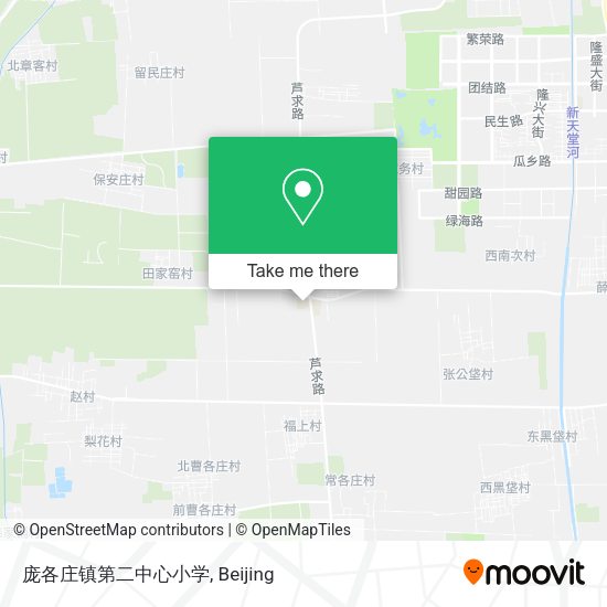 庞各庄镇第二中心小学 map