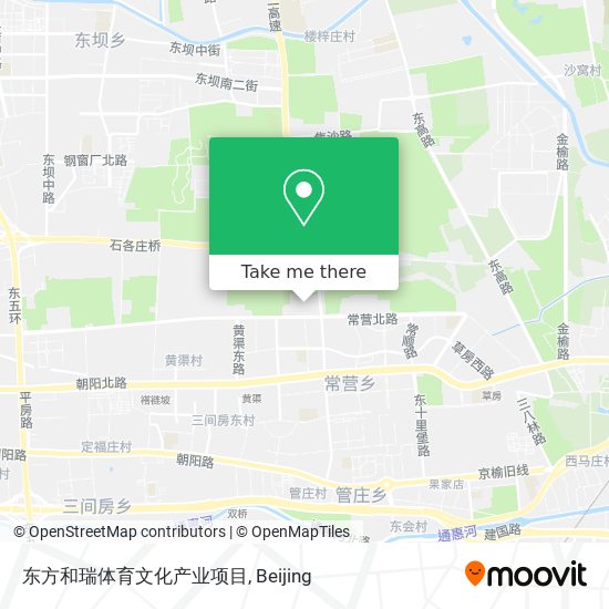 东方和瑞体育文化产业项目 map