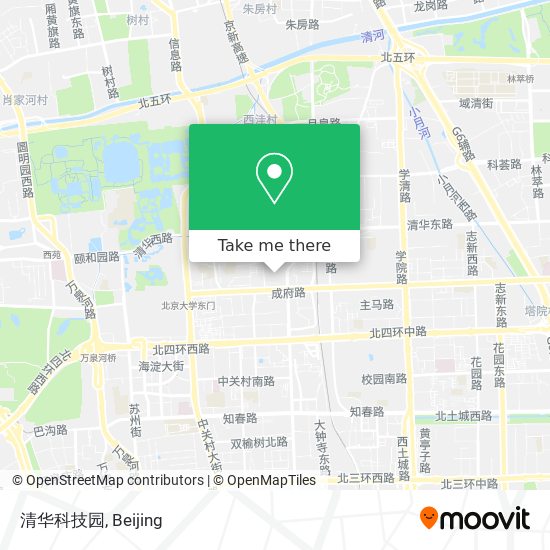 清华科技园 map