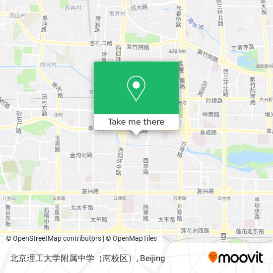 北京理工大学附属中学（南校区） map