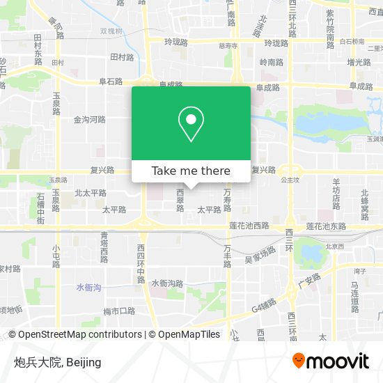 炮兵大院 map