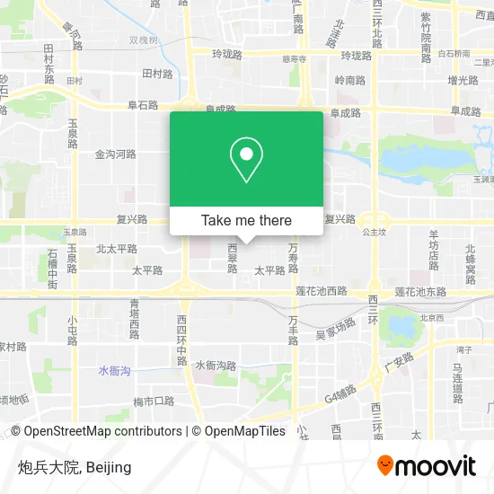 炮兵大院 map