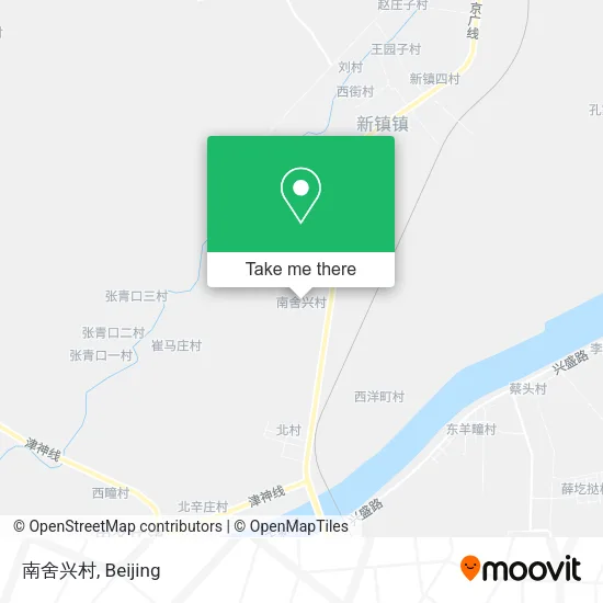 南舍兴村 map