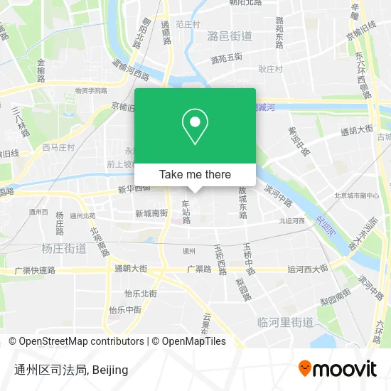 通州区司法局 map