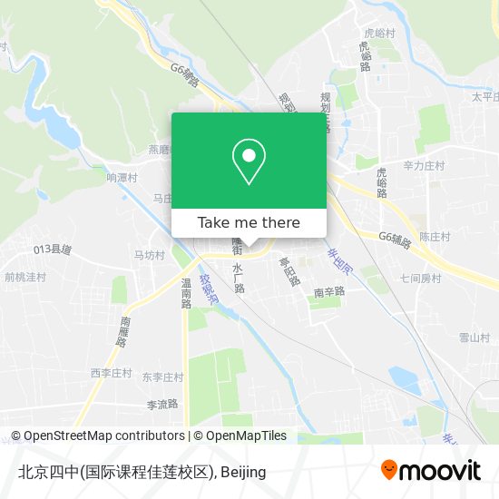 北京四中(国际课程佳莲校区) map