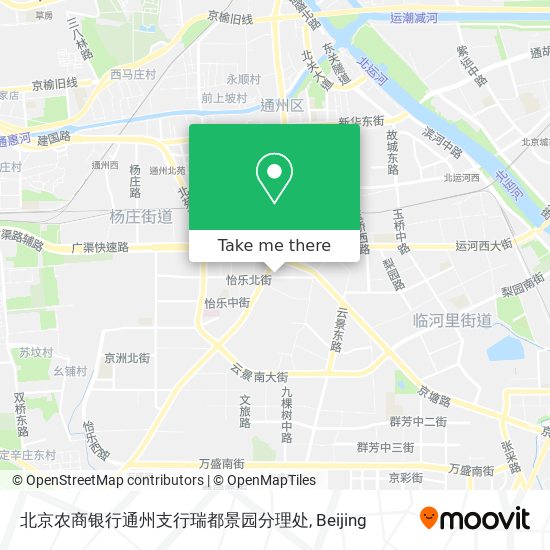 北京农商银行通州支行瑞都景园分理处 map