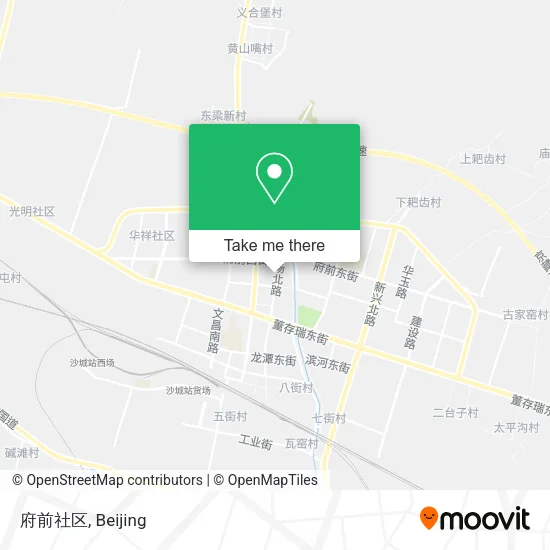 府前社区 map