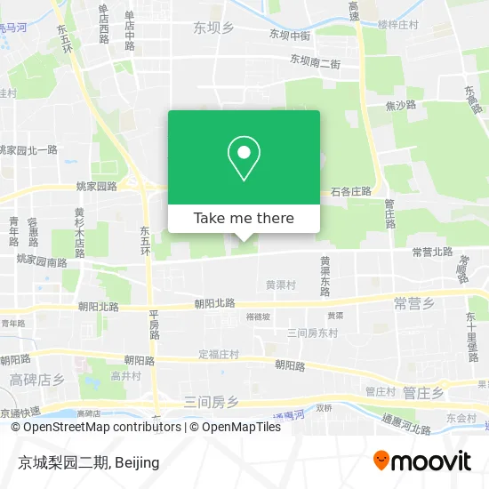 京城梨园二期 map