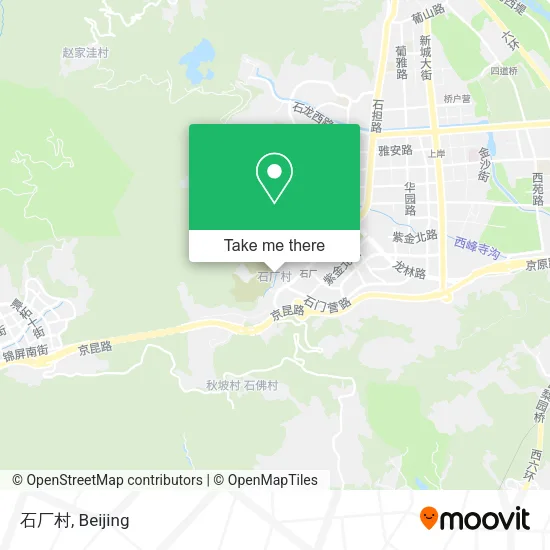 石厂村 map
