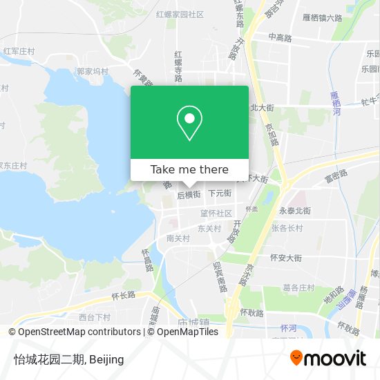 怡城花园二期 map